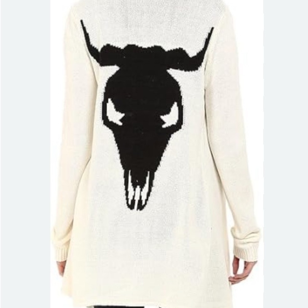Show Me Your MuMu Mellow sweater cream with black bull
